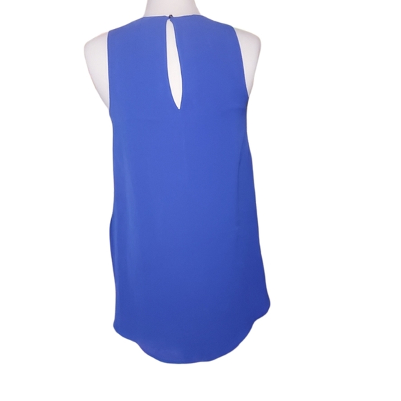 Astr XS Mini Dress Tank Blue High Low Flowy. Dimensions pit-pit 17", sho… - Picture 3 of 3